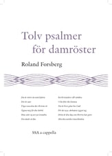 Tolv psalmer for damroster SSA Choral Score cover